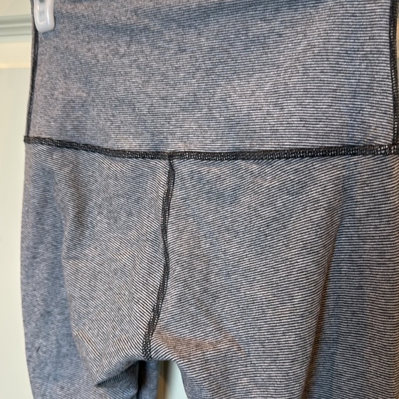 LULULEMON | Wunder Under Cotton Pants Roll Down Wee Stripe Women’s Size 6 - Picture 9 of 10